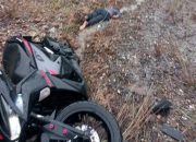 Seorang Pengendara Motor Ditemukan Terletak di Jalan Poros Langara-Lampeapi Diduga Kecelakaan Tunggal 