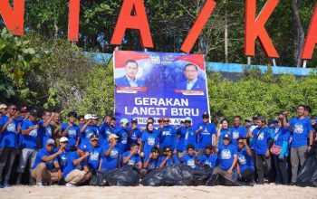 Partai Demokrat Gelar Aksi Bersih-Bersih Nasional, DPC Konkep Pusatkan Kegiatan di Pantai Kampa