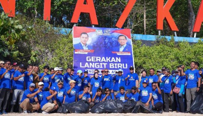Partai Demokrat Gelar Aksi Bersih-Bersih Nasional, DPC Konkep Pusatkan Kegiatan di Pantai Kampa