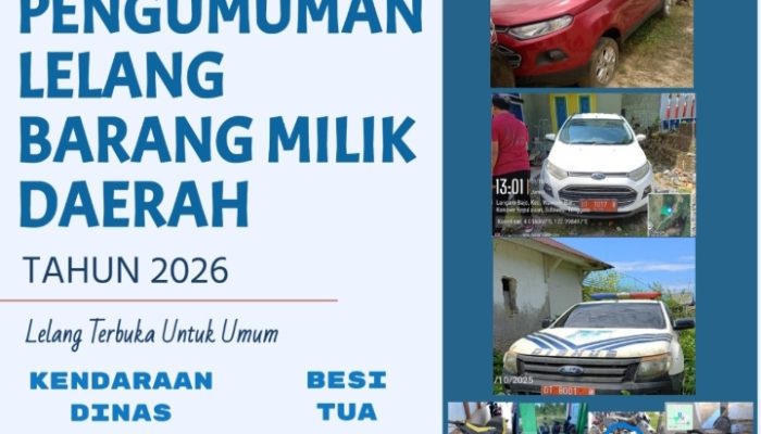 Optimalkan Pengelolaan Aset Daerah, Pemkab Konkep Buka Lelang Kendaraan Dinas dan Besi Tua