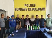 Gerak Cepat, Polres Konkep Amankan Seorang Nelayan Terduga Pelaku Bom Ikan Asal Desa Langara Bajo