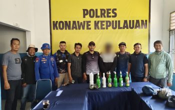 Gerak Cepat, Polres Konkep Amankan Seorang Nelayan Terduga Pelaku Bom Ikan Asal Desa Langara Bajo